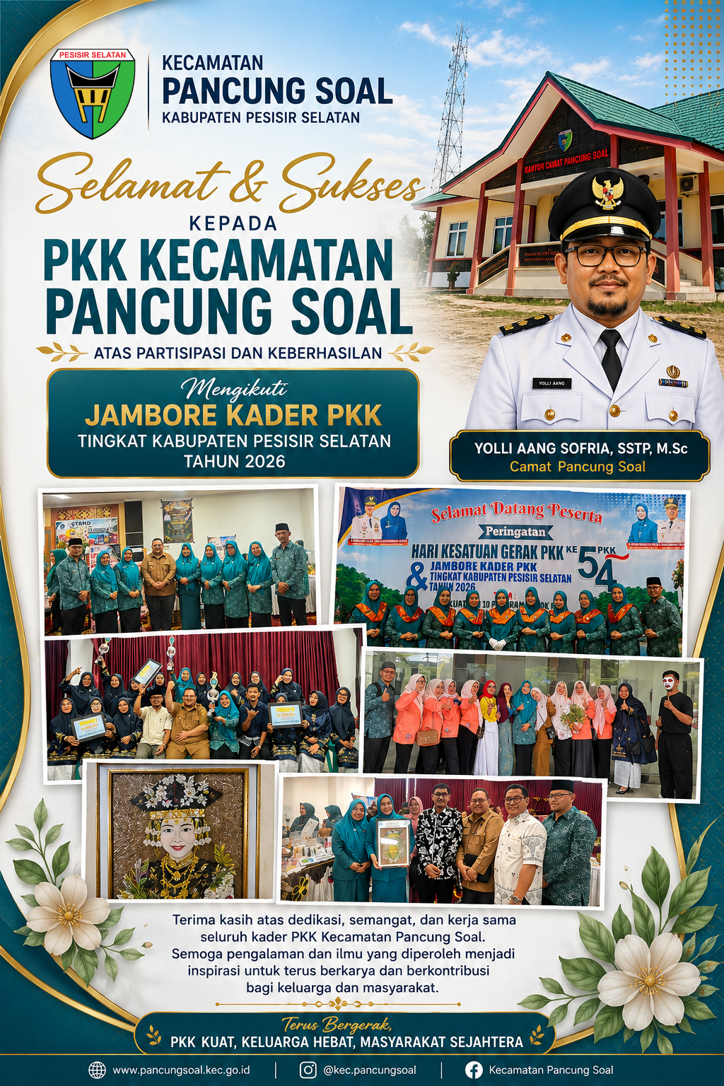 PKK KECAMATAN PANCUNG SOAL RAIH BERBAGAI PRESTASI DI JAMBORE KADER PKK 2026